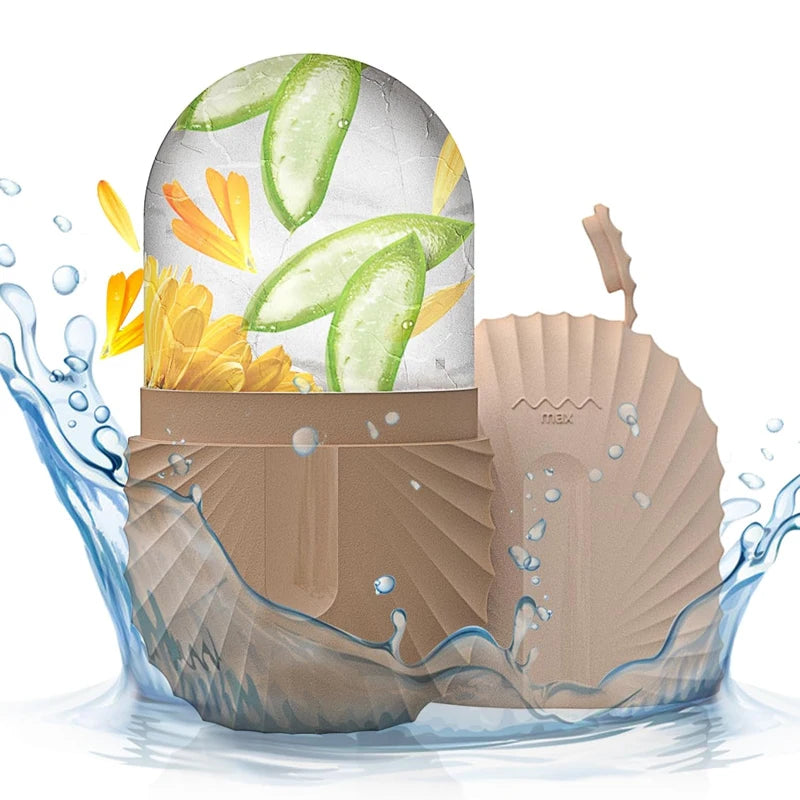 Ice Face Roller – Silicone Ice Cube Beauty Massager