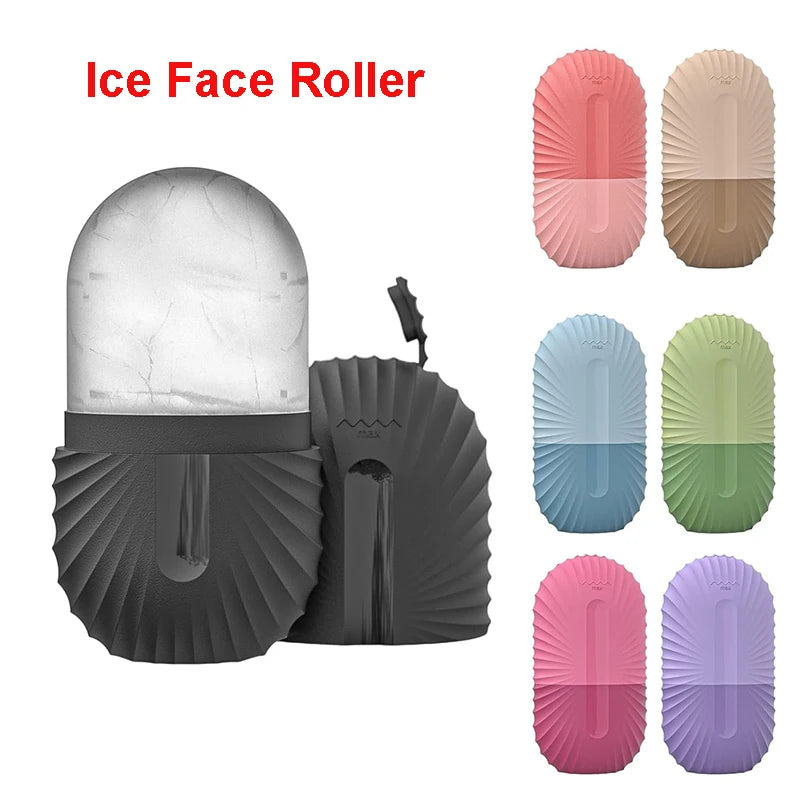 Ice Face Roller – Silicone Ice Cube Beauty Massager