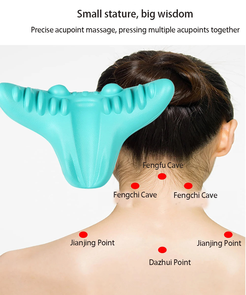 Neck & Shoulder Relaxer - Cervical Traction Device for Natural Pain Relief